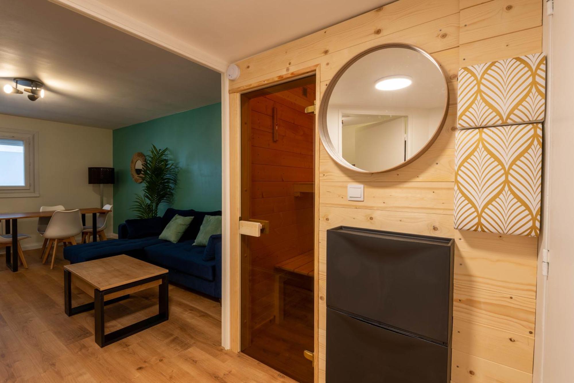 Balneo & Sauna, Sejour Detente Aux Teinturiers - Metro Charpennes - Garage Villeurbanne Luaran gambar